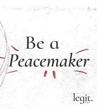 Peter Tan-Chi - Be a Peacemaker